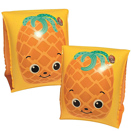 Bestway Brassards de Natation pour Enfants avec Motif Ananas Léger et Pratique Orange