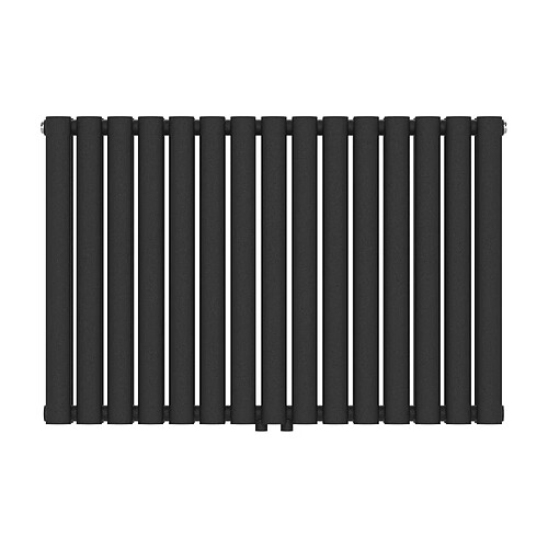 Helloshop26 Radiateur à panneaux design double 1180 watts acier 60 x 90 cm noir 03_0010480