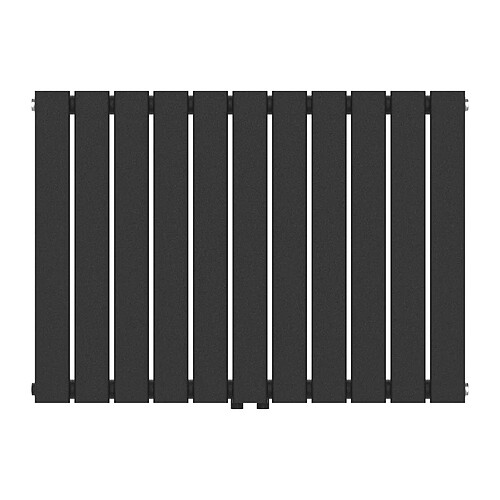 Helloshop26 Radiateur à panneau design plat 616 watts acier 60 x 80 cm noir 03_0010457
