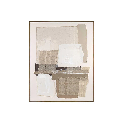 Alexandra House Living Peinture abstraite de la Barbade, 80 x 100 cm