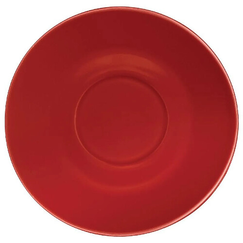 Soucoupe pour Tasses 228ml Rouge Lot de 12 Olympia