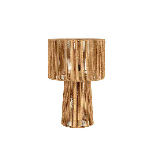 Alexandra House Living Lampe de table en corde de papier