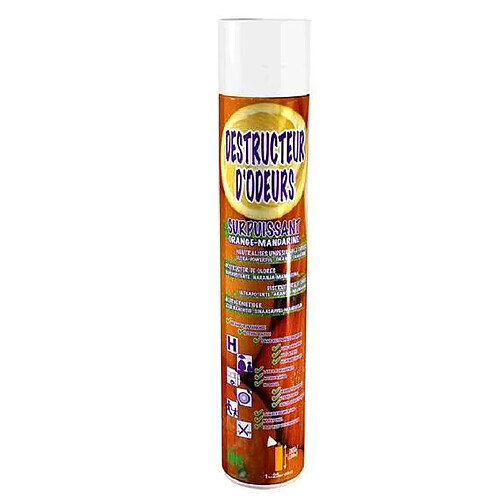 Désodorisant Concentré Surpuissant Spray 750ml - Lot de 2 Colis de 12 - Sico