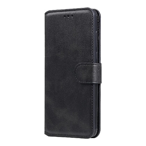 Flip Étui Pour OnePlus 9 Découpes précises Fentes pour cartes Couverture rabotant Fermeture magnétique Noir