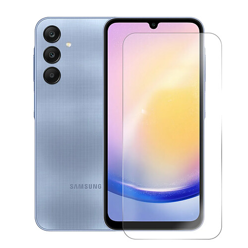 Lot de 2 verre trempé pour Samsung Galaxy A25 5G SM-A226B 6.5" - Film de protection - Visiodirect -