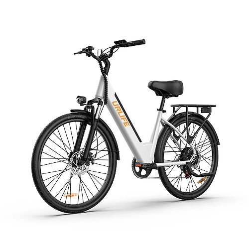 Vélo Électrique URLIFE E26 - Autonomie 100km - Moteur 350W - Batterie 36V 13Ah - Urbain VAE - 26"- Shimano 7 Vitesses