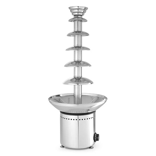 Fontaine à chocolat - Inox - 6 Niveaux - Hendi