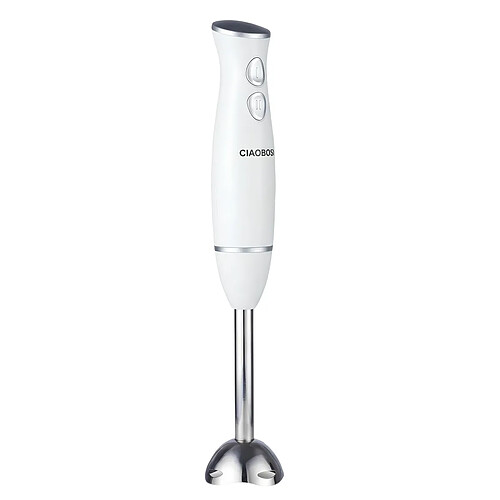 Avizar Mixeur Plongeant Multifonction 300W avec Pied en Acier Inoxydable Blanc