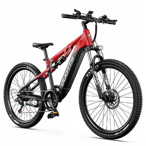 VTT Électrique DUOTTS E29 - Moteur 720W - Batterie 48V 13.5Ah Amovible - Autonomie 90km - Vitesse 40km/h - Suspension Hydraulique
