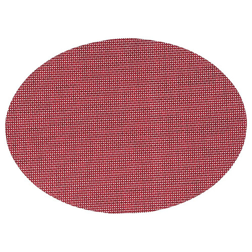 Secret De Gourmet Set de Table Ovale Maoli 35x48cm Rouge