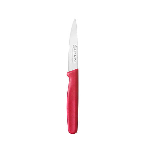 Couteau éplucheur pointu, Rouge, (L)192mm - Hendi