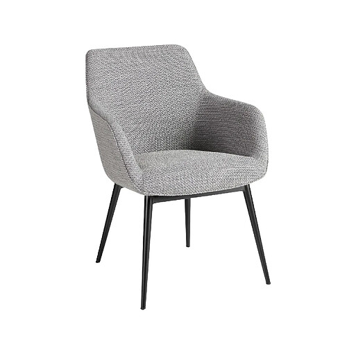 Angel Cerda Chaise en tissu gris