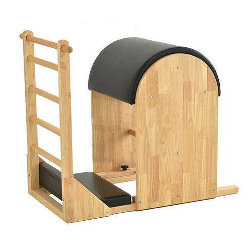 Cuore Accessoire de Pilates Barrel Bois Noir Stable et Anatomique