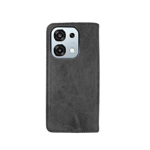 Étui Portefeuille À Rabat Magnétique PHONECARE Pour Oppo A6 Pro 4G - Noir