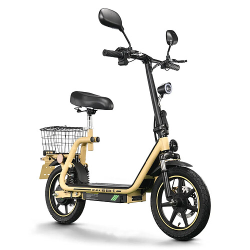 Trottinette Électrique TwoFish M5 Elite - Moteur 500W (750W Pic), 48V 13Ah, 40km/h, Pneus 14" Pneumatiques, Freins Double, Suspension Double, IP64, Panier Arrière