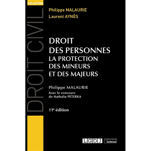 Droit des personnes : la protection des mineurs et des majeurs · Occasion