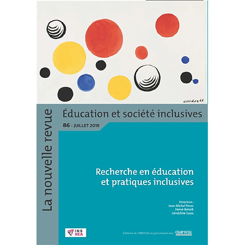 La nouvelle revue Education et société inclusives, n° 86. Recherche en éducation et pratiques inclusives · Occasion