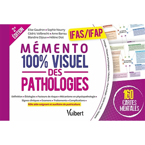 Mémento 100 % visuel des pathologies, IFAS-IFAP : 160 cartes mentales · Occasion