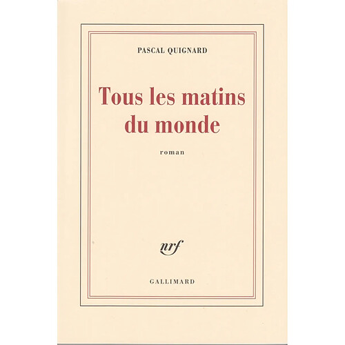 Tous les matins du monde · Occasion