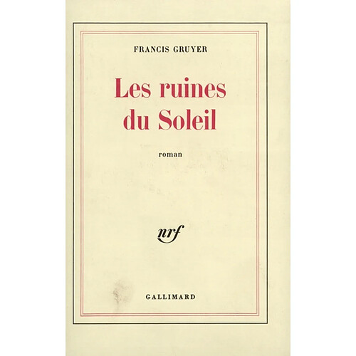 Les ruines du soleil · Occasion