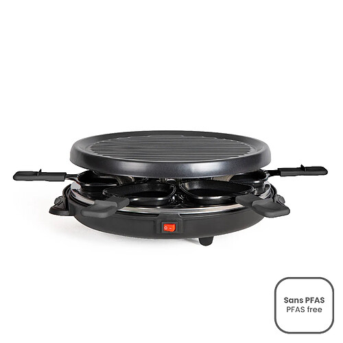 Appareil à raclette 6 personnes 800w + grill - ON1020N - ONLI