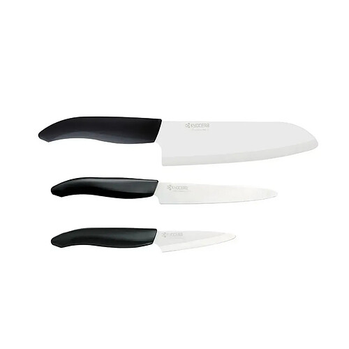 Set chef 3 couteaux de cuisine en céramique fine - ADB01791 - KYOCERA
