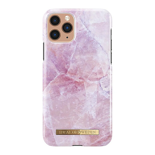 IDEAL OF SWEDEN Coque Tendance pour iPhone 11 Pro Antichocs Motif Marbre Rose clair