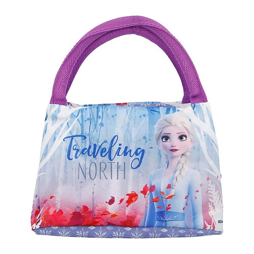 La Reine Des Neiges Frozen Sac de Petit-déjeuner Zippé Violet