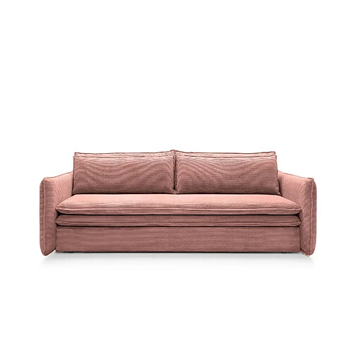Casanova Canapé droit convertible 3 places 3 places Rose