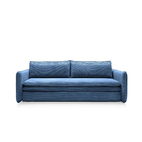 Casanova Canapé droit convertible 3 places 3 places Bleu