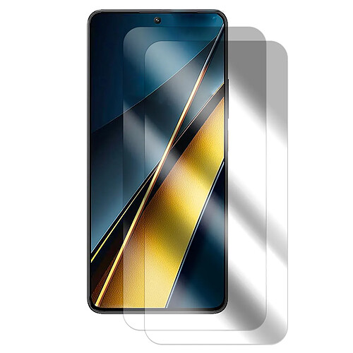 Lot de 2 verre trempé pour Xiaomi Poco X6 Pro 5G 6.67" - Film de protection - Visiodirect -