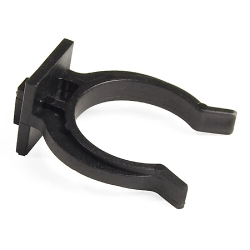 Emuca 3913017 Clip en U pour plinthe PVC/Aluminium noir pack 200
