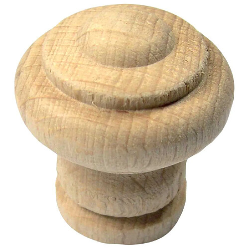 Bros 31BB40N Bouton meuble hêtre 40 mm rustique