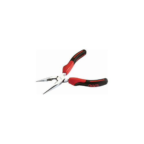 Sam Outillage 237-R20G Pince à bec demi-rond droit 200 mm chromée