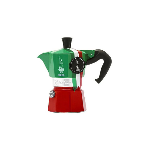 Bialetti La Mokina Italia Cafetière italienne 1 tasse 40 ml 8006363014212 Vert/Rouge