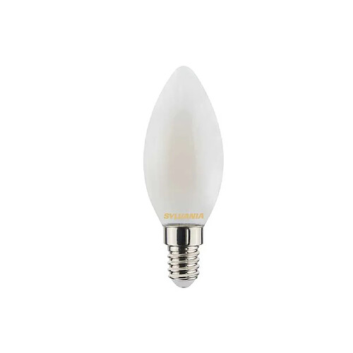 Sylvania 29536 TOLEDO Retro B35 Ampoule flamme LED E14 4,5W 2700K 470lm satiné