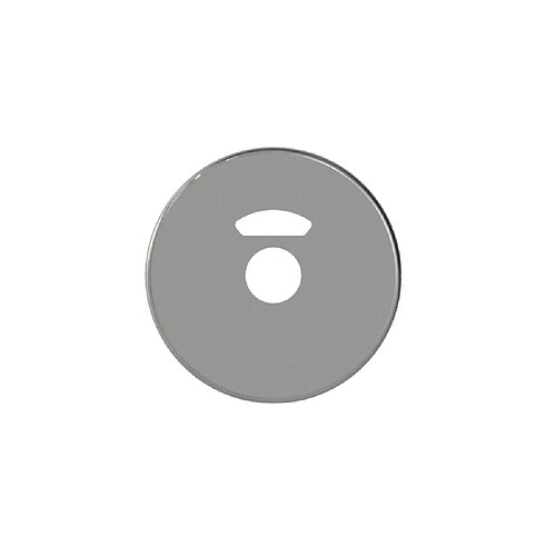 Vachette LINOX 6420 Rosettes rondes inox brossé 52 mm avec indicateur - Paire