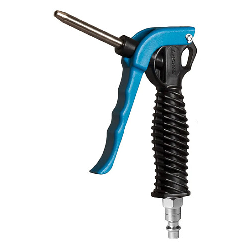 Lacme 311005 Pistolet soufflette 50 mm poignée pistolet gâchette bleue