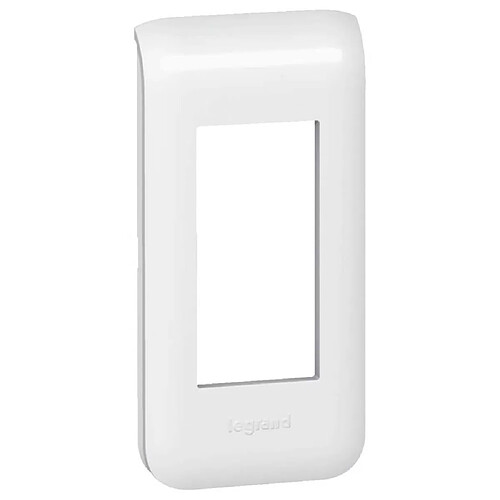 Legrand Mosaic 078801 Plaque de finition 1 module blanche
