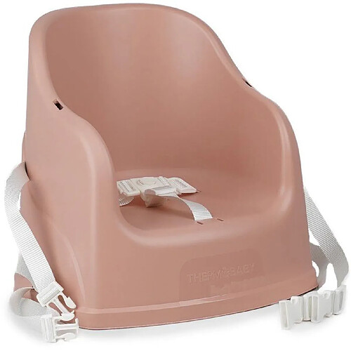 THERMOBABY YOUPLA Siège Réhausseur - Avec Plateau, De 6 à 36 Mois - Rose Doux