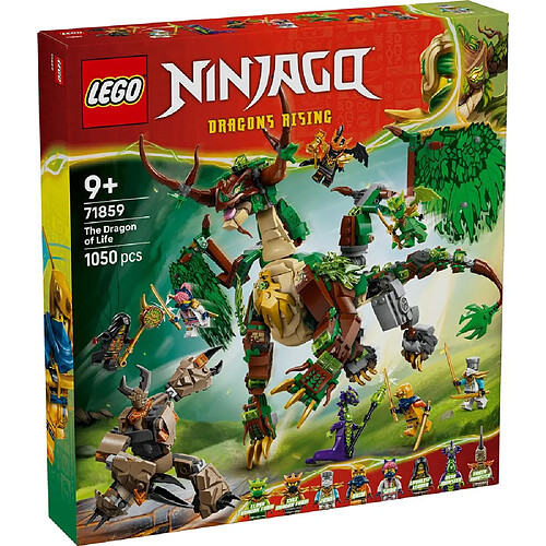 71859 Le Dragon de Vie - Set de construction LEGO NINJAGO 1050 pièces