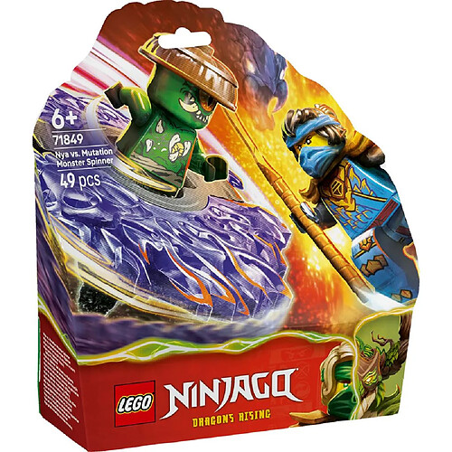 LEGO 71849 Toupie de combat Nya vs Mutant 49 pièces