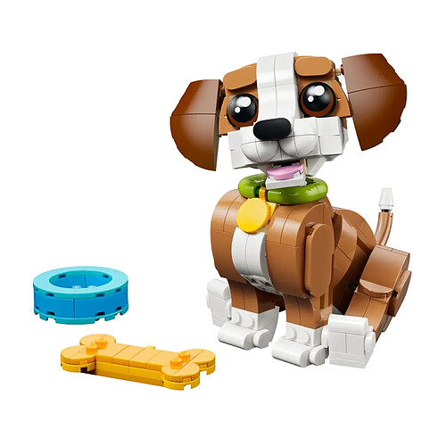 LEGO Creator 3-en-1 Animaux Adorables : Chiot Enjoué – 31382