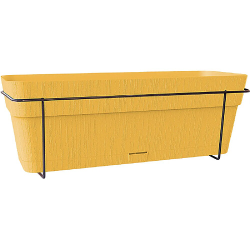 Stefanplast SET BALCON 50 CM AVEC RESERVE EAU - Balconnière 9L Moutarde