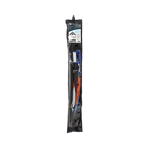 WDK A2600440 Cerf-volant stunt delta 120 x 60 cm bi-ligne noir 2 poignées