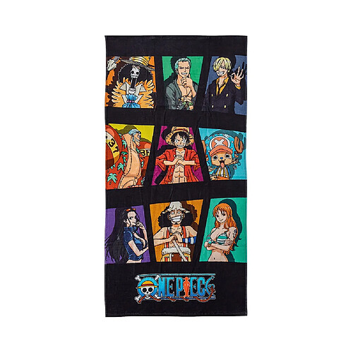 Cerda One Piece - Serviette de plage Premium Strawhat Crew 70 x 140 cm A2501179