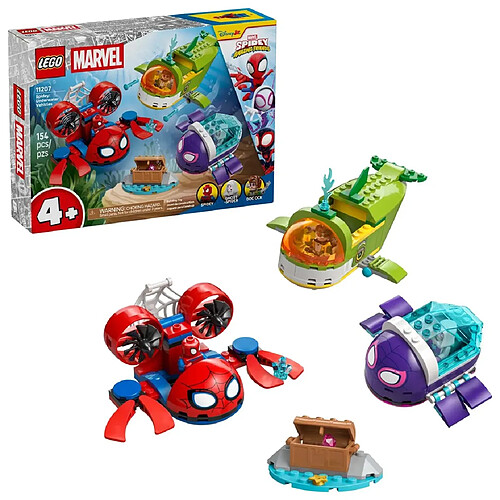 LEGO MARVEL 11207 Spidey : Véhicules sous-marins
