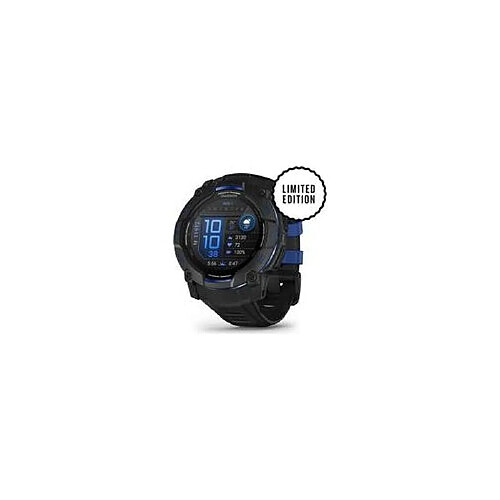 Garmin Instinct 3 50mm AMOLED schwarz/bolt blue (010-03020-03)