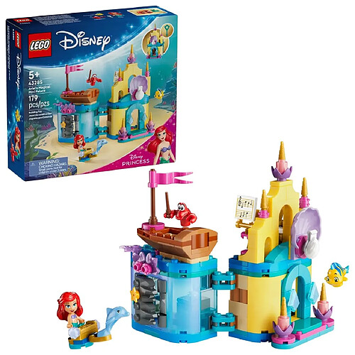 LEGO DISNEY 43285 Le Mini Palais Magique d'Ariel