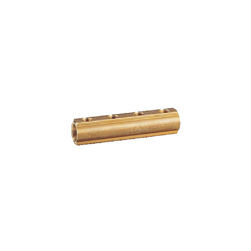 Giacomini R551Y066 Collecteur inline 6 ports 1"/1/2" laiton